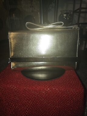 NWT Metallic Gold Clutch/Shoulder Bag